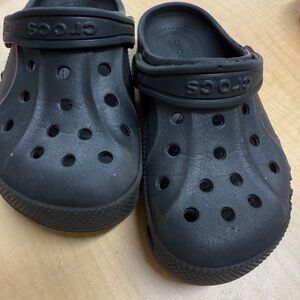 Crocs Kids Black Clogs size 11